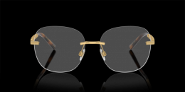 Dolce&Gabbana 0DG1352 02 Metall Panto Goldfarben/Goldfarben Brille online; Brillengestell; Brillenfassung; Glasses; auch als Gleitsichtbrille