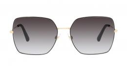 Dolce&Gabbana 0DG2242 13348G Metall Panto Schwarz/Goldfarben Sonnenbrille mit Sehstärke, verglasbar; Sunglasses; auch als Gleitsichtbrille