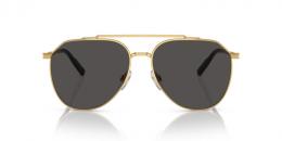 Dolce&Gabbana 0DG2296 02/87 Metall Pilot Goldfarben/Goldfarben Sonnenbrille mit Sehstärke, verglasbar; Sunglasses; auch als Gleitsichtbrille
