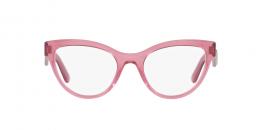 Dolce&Gabbana 0DG3372 3405 Kunststoff Schmetterling / Cat-Eye Rosa/Rosa Brille online; Brillengestell; Brillenfassung; Glasses; auch als Gleitsichtbrille