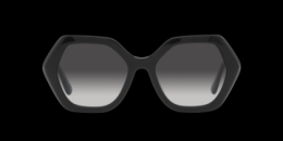 Dolce&Gabbana 0DG4406 501/8G Kunststoff Irregular Schwarz/Schwarz Sonnenbrille mit Sehstärke, verglasbar; Sunglasses; auch als Gleitsichtbrille