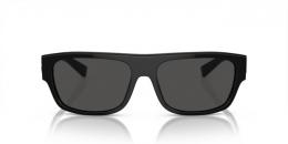 Dolce&Gabbana 0DG4455 501/87 Kunststoff Rechteckig Schwarz/Schwarz Sonnenbrille mit Sehstärke, verglasbar; Sunglasses; auch als Gleitsichtbrille