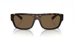Dolce&Gabbana 0DG4455 502/73 Kunststoff Rechteckig Havana/Havana Sonnenbrille mit Sehstärke, verglasbar; Sunglasses; auch als Gleitsichtbrille