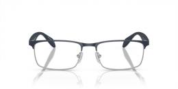 Emporio Armani 0EA1149 3368 Metall Rechteckig Silberfarben/Blau Brille online; Brillengestell; Brillenfassung; Glasses; auch als Gleitsichtbrille