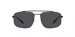 Emporio Armani 0EA2139 300187 Metall Rechteckig Schwarz/Schwarz Sonnenbrille, Sunglasses