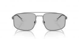 Emporio Armani 0EA2139 300387 Metall Rechteckig Grau/Grau Sonnenbrille, Sunglasses