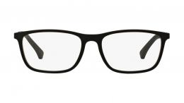 Emporio Armani 0EA3069 5063 Kunststoff Rechteckig Schwarz/Schwarz Brille online; Brillengestell; Brillenfassung; Glasses; auch als Gleitsichtbrille