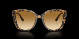 Emporio Armani 0EA4214U 60593B Kunststoff Schmetterling / Cat-Eye Havana/Gelb Sonnenbrille mit Sehstärke, verglasbar; Sunglasses; auch als Gleitsichtbrille