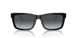 Emporio Armani 0EA4224 5017T3 polarisiert Kunststoff Rechteckig Schwarz/Schwarz Sonnenbrille, Sunglasses
