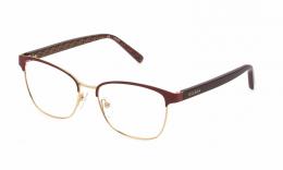 Escada VESC54 530307 0307 Metall Eckig Pink Gold/Dunkelrot Brille online; Brillengestell; Brillenfassung; Glasses; auch als Gleitsichtbrille