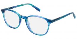 Esprit ET33497 543 Kunststoff Rund Blau/Blau Brille online; Brillengestell; Brillenfassung; Glasses; auch als Gleitsichtbrille