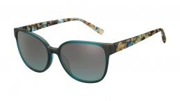 Esprit ET40079 547 Kunststoff Schmetterling / Cat-Eye Grün/Schwarz Sonnenbrille mit Sehstärke, verglasbar; Sunglasses; auch als Gleitsichtbrille; Black Friday