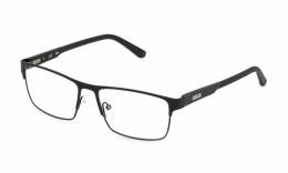 FILA VFI033 550531 0531 Metall Eckig Schwarz/Schwarz Brille online; Brillengestell; Brillenfassung; Glasses; auch als Gleitsichtbrille