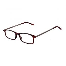 Flache Lesebrille JERRY in brauner Schildpatt Optik