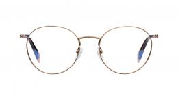Furla VFU252 0R80 Metall Rund Bronzefarben/Bronzefarben Brille online; Brillengestell; Brillenfassung; Glasses; auch als Gleitsichtbrille