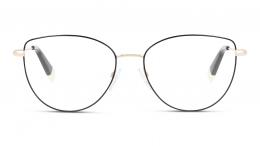 Furla VFU301 0301 Metall Schmetterling / Cat-Eye Pink Gold/Schwarz Brille online; Brillengestell; Brillenfassung; Glasses; auch als Gleitsichtbrille