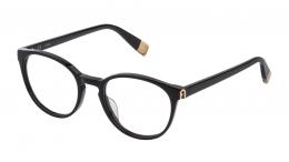 Furla VFU393N 0700 Kunststoff Panto Schwarz/Schwarz Brille online; Brillengestell; Brillenfassung; Glasses; auch als Gleitsichtbrille
