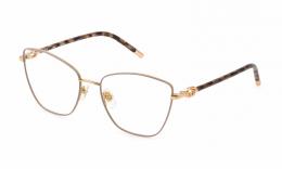 Furla VFU549 08MZ Metall Schmetterling / Cat-Eye Pink Gold/Beige Brille online; Brillengestell; Brillenfassung; Glasses; auch als Gleitsichtbrille