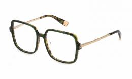 Furla VFU632 0XAT Kunststoff Panto Braun/Grün Brille online; Brillengestell; Brillenfassung; Glasses; auch als Gleitsichtbrille