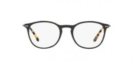 Giorgio Armani 0AR7125 5622 Kunststoff Panto Schwarz/Braun Brille online; Brillengestell; Brillenfassung; Glasses; auch als Gleitsichtbrille