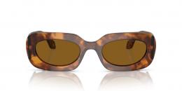 Giorgio Armani 0AR8182 598833 Kunststoff Rechteckig Rot/Havana Sonnenbrille mit Sehstärke, verglasbar; Sunglasses; auch als Gleitsichtbrille