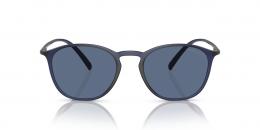Giorgio Armani 0AR8186U 600380 Kunststoff Panto Transparent/Blau Sonnenbrille mit Sehstärke, verglasbar; Sunglasses; auch als Gleitsichtbrille