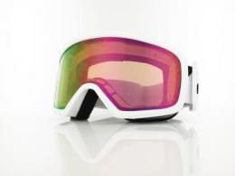 Giro Stomp 006 wordmark white / amber pink