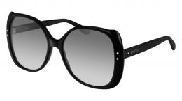 Gucci GG0472S 1 Kunststoff Schmetterling / Cat-Eye Schwarz/Schwarz Sonnenbrille, Sunglasses