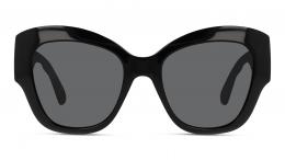 Gucci GG0808S 001 Kunststoff Schmetterling / Cat-Eye Schwarz/Schwarz Sonnenbrille, Sunglasses