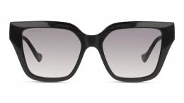 Gucci GG1023S 008 Kunststoff Panto Schwarz/Schwarz Sonnenbrille mit Sehstärke, verglasbar; Sunglasses; auch als Gleitsichtbrille