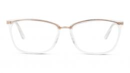 GUESS GU2958 026 Kunststoff Rechteckig Transparent/Goldfarben Brille online; Brillengestell; Brillenfassung; Glasses; auch als Gleitsichtbrille