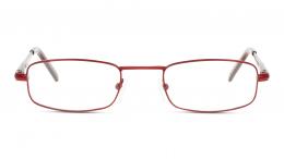 GV Library Metall Rechteckig Rot/Rot Brille online; Brillengestell; Brillenfassung; Glasses