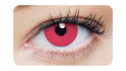 Halloween Kontaktlinsen 1-DAY Red Vampire Tageslinsen Sphärisch 2 Stück Kontaktlinsen; contact lenses; Kontaktlinsen