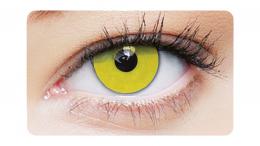 Halloween Kontaktlinsen 1-DAY Zombie Yellow Tageslinsen Sphärisch 2 Stück Kontaktlinsen; contact lenses; Kontaktlinsen