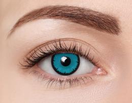 Halloween Kontaktlinsen Angelic Blue Monatslinsen Sphärisch 2 Stück Kontaktlinsen; contact lenses; Kontaktlinsen