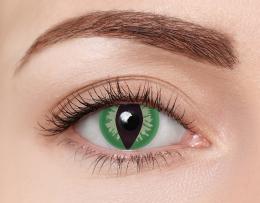 Halloween Kontaktlinsen Green Cat Monatslinsen Sphärisch 2 Stück Kontaktlinsen; contact lenses; Kontaktlinsen