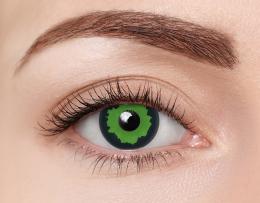 Halloween Kontaktlinsen Green Troll Monatslinsen Sphärisch 2 Stück Kontaktlinsen; contact lenses; Kontaktlinsen