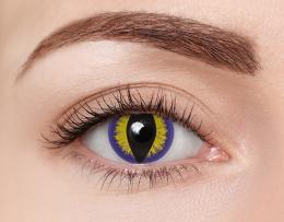 Halloween Kontaktlinsen Purple Kitty Monatslinsen Sphärisch 2 Stück Kontaktlinsen; contact lenses; Kontaktlinsen