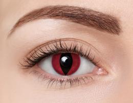 Halloween Kontaktlinsen Red Cat Monatslinsen Sphärisch 2 Stück Kontaktlinsen; contact lenses; Kontaktlinsen