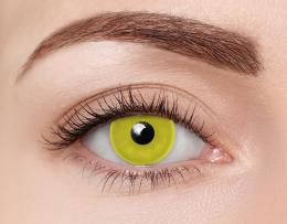 Halloween Kontaktlinsen Zombie Yellow Monatslinsen Sphärisch 2 Stück Kontaktlinsen; contact lenses; Kontaktlinsen