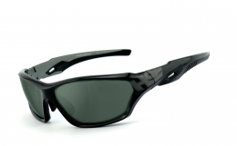 HSE® - SportEyes® | 2093bs-g15p grau-grün (polarisierend) polarisierte  Sportbrille, Fahrradbrille, Sonnenbrille, Bikerbrille, Radbrille, UV400 Schutzfilter