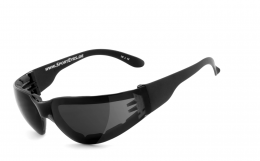 HSE® - SportEyes® | SPRINTER 2.1 gepolsterte  Sportbrille, Fahrradbrille, Sonnenbrille, Bikerbrille, Radbrille, UV400 Schutzfilter