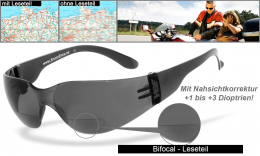 HSE® - SportEyes® | SPRINTER 2.3 bifokale  Sportbrille, Fahrradbrille, Sonnenbrille, Bikerbrille, Radbrille, UV400 Schutzfilter