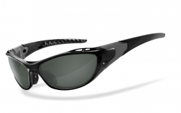 HSE® - SportEyes® | X-SIDE 2.0 - g15p polarisierte  Sportbrille, Fahrradbrille, Sonnenbrille, Bikerbrille, Radbrille, UV400 Schutzfilter