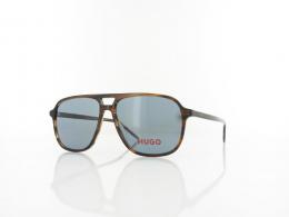 Hugo HG 1398/S EX4/IR 58 brown horn / grey