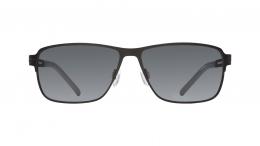 HUMPHREY´S eyewear 585143 10 1030 Metall Eckig Schwarz/Schwarz Sonnenbrille mit Sehstärke, verglasbar; Sunglasses; auch als Gleitsichtbrille