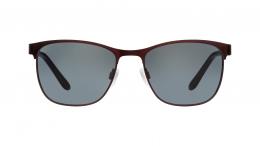 HUMPHREY´S eyewear 585237 50 Metall Eckig Dunkelrot/Dunkelrot Sonnenbrille mit Sehstärke, verglasbar; Sunglasses; auch als Gleitsichtbrille