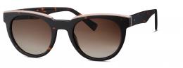 HUMPHREY´S eyewear 588187 60 Kunststoff Rund Braun/Havana Sonnenbrille mit Sehstärke, verglasbar; Sunglasses; auch als Gleitsichtbrille