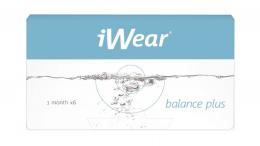 iWear® balance plus Monatslinsen Sphärisch 6 Stück Kontaktlinsen; contact lenses; Kontaktlinsen