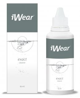 iWear exact cleaner 60ml Hartlinsenpflege Standardgröße 60 ml Kontaktlinsen-Pflegemittel; -Flüssigkeit; -Lösung; -Reinigungsmittel; Kontaktlinsen